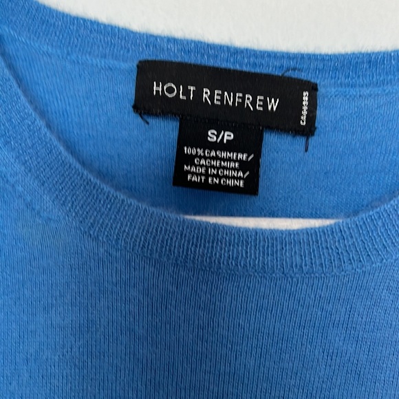 Holt Renfrew- light cashmere T-shirt-Small - Picture 2 of 5
